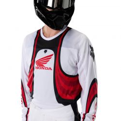 BLUZA MOTOCYKLOWA FOX 180 HONDA WHITE RED  ENDURO CROSS