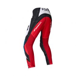 SPODNIE MOTOCYKLOWE FOX 180 HONDA WHITE RED  ENDURO CROSS