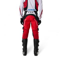 SPODNIE MOTOCYKLOWE FOX 180 HONDA WHITE RED  ENDURO CROSS