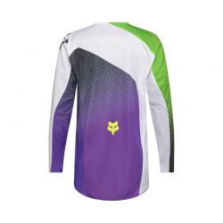 BLUZA MOTOCYKLOWA FOX 180 KAWASAKI PURPLE WHITE  ENDURO CROSS