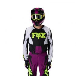 BLUZA MOTOCYKLOWA FOX 180 RAID PURPLE LAVA  ENDURO CROSS