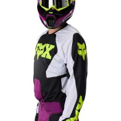 BLUZA MOTOCYKLOWA FOX 180 RAID PURPLE LAVA  ENDURO CROSS