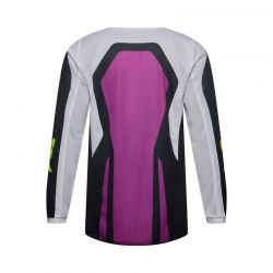 BLUZA MOTOCYKLOWA JUNIOR FOX 180 RAID PURPLE LAVA  ENDURO CROSS