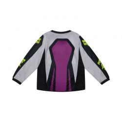 BLUZA MOTOCYKLOWA JUNIOR FOX 180 RAID PURPLE LAVA  ENDURO CROSS
