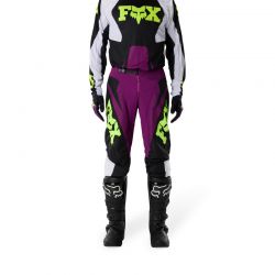 SPODNIE MOTOCYKLOWE FOX 180 RAID PURPLE LAVA  ENDURO CROSS