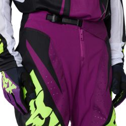 SPODNIE MOTOCYKLOWE FOX 180 RAID PURPLE LAVA  ENDURO CROSS