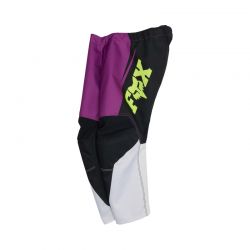 SPODNIE MOTOCYKLOWE JUNIOR FOX 180 RAID PURPLE LAVA  ENDURO CROSS