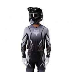 BLUZA MOTOCYKLOWA FOX 360 FOUNDRY BLACK GREY  ENDURO CROSS