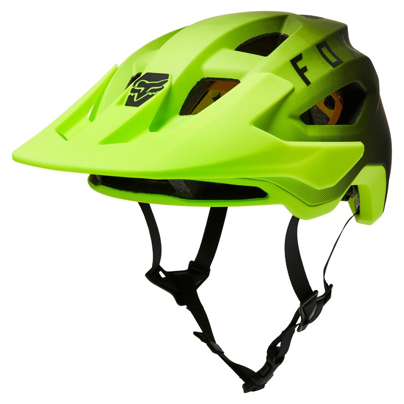 KASK ROWEROWY FOX SPEEDFRAME BLACK/YELLOW  ENDURO CROSS