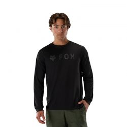 KOSZULKA Z DŁUGIM RĘKAWEM FOX ABSOLUTE ORIGINAL DRI-RELEASE BLACK BLACK  ENDURO CROSS