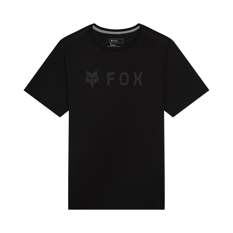 T-SHIRT FOX ABSOLUTE ORIGINAL DRI-RELEASE BLACK BLACK  ENDURO CROSS