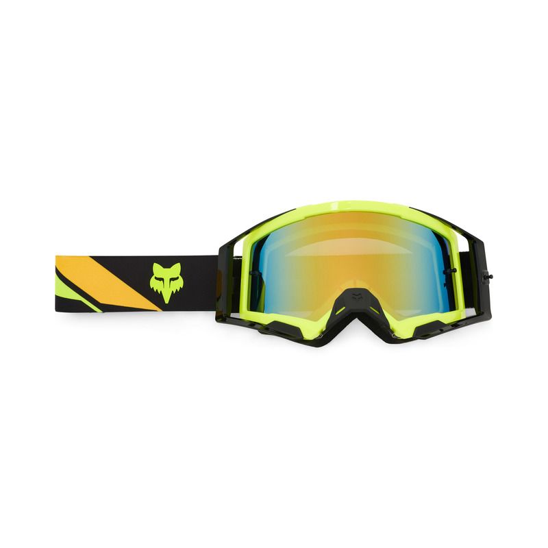 GOGLE MOTOCYKLOWE FOX AIRSPACE FOUNDRY HI VIZ YELLOW  ENDURO CROSS