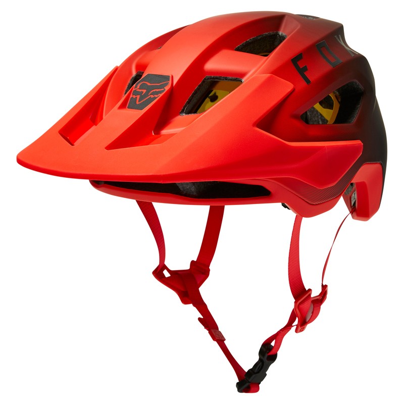 KASK ROWEROWY FOX SPEEDFRAME FLO RED  ENDURO CROSS