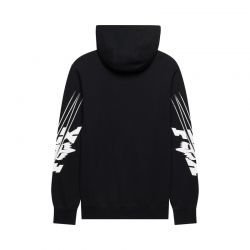 BLUZA Z KAPTUREM FOX APEX FLEECE PO BLACK  ENDURO CROSS