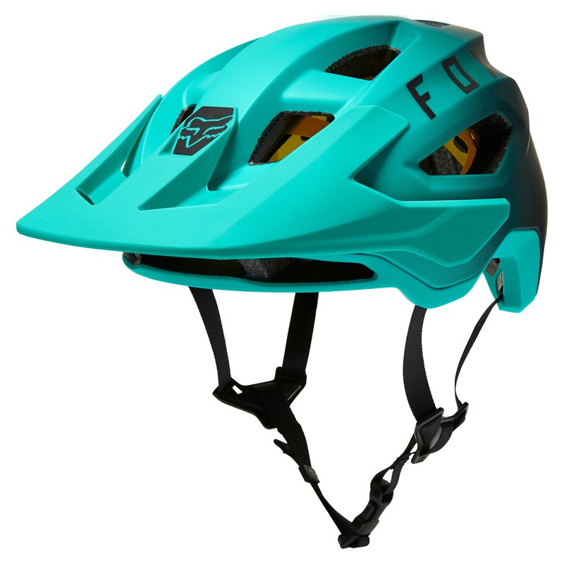 KASK ROWEROWY FOX SPEEDFRAME TURQUOISE  ENDURO CROSS