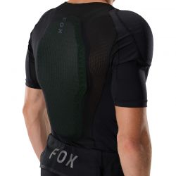 KOSZULKA Z OCHRANIACZAMI Z KRÓTKIM RĘKAWEM FOX BASEFRAME PRO SS BLACK  ENDURO CROSS