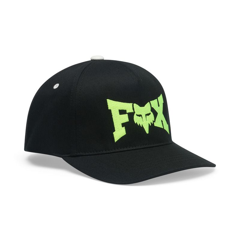 CZAPKA Z DASZKIEM JUNIOR FOX BEND SNAPBACK BLACK  ENDURO CROSS