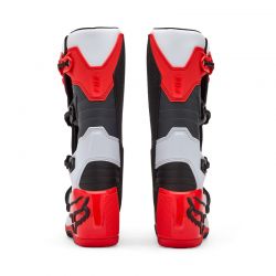 BUTY MOTOCYKLOWE FOX COMP WHITE FLUO RED  ENDURO CROSS