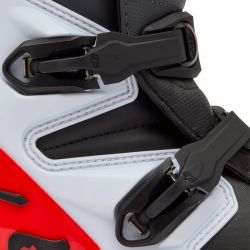 BUTY MOTOCYKLOWE FOX COMP WHITE FLUO RED  ENDURO CROSS