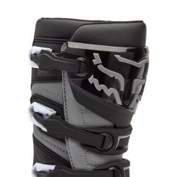 BUTY MOTOCYKLOWE JUNIOR FOX COMP CORE BLACK GREY  ENDURO CROSS