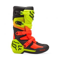 BUTY MOTOCYKLOWE JUNIOR FOX COMP ORANGE YELLOW  ENDURO CROSS