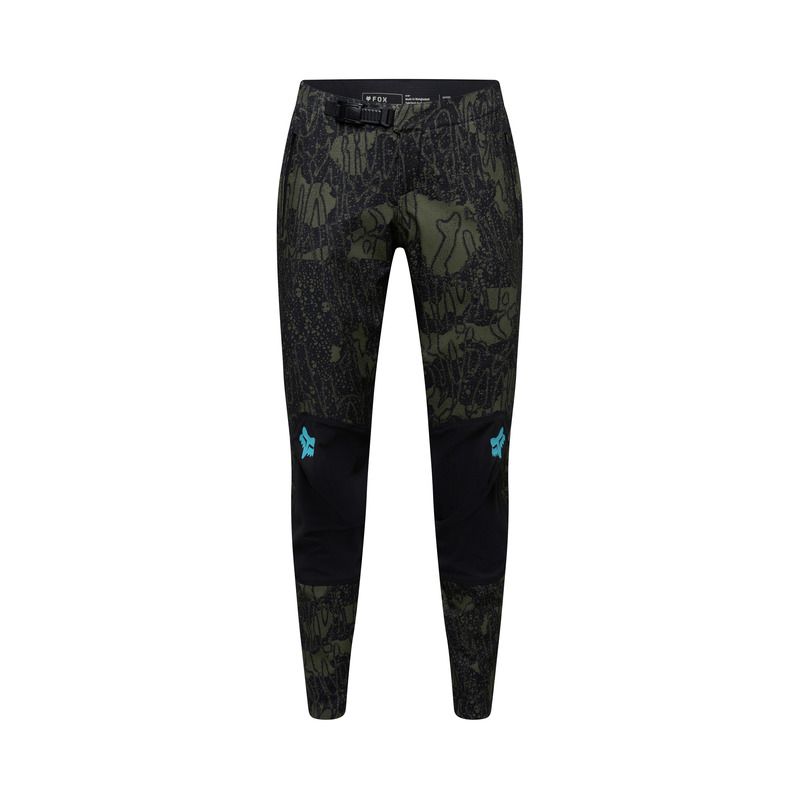 SPODNIE ROWEROWE DAMSKA FOX DEFEND FIRE LUNAR OLIVE GREEN  ENDURO CROSS