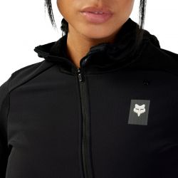BLUZA ROWEROWA DAMSKA FOX DEFEND THERMAL BLACK  ENDURO CROSS