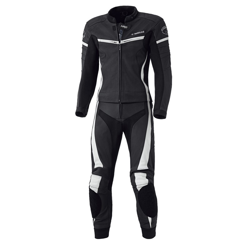 KOMBINEZON SKÓRZANY HELD LADY SPIRE BLACK/WHITE SLIM 