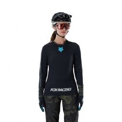 BLUZA ROWEROWA DAMSKA FOX DEFEND THERMAL LUNAR SE BLACK  ENDURO CROSS
