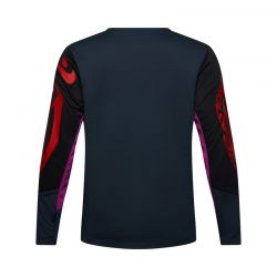 KOSZULKA ROWEROWA Z DŁUGIM RĘKAWEM JUNIOR FOX DEFEND LS CREATION GALAXY BLUE  ENDURO CROSS