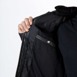 KURTKA SKÓRZANA OZONE STRIKER BLACK XS