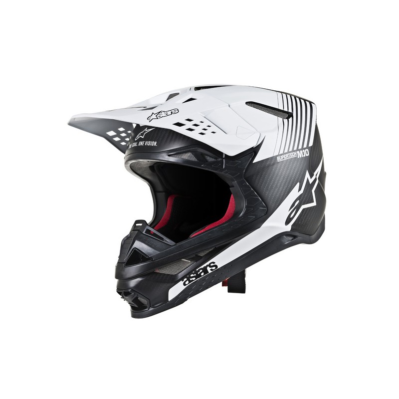 KASK ALPINESTARS SUPERTECH S-M10 DYNO BLACK MATTE/CARBON/WHITE 