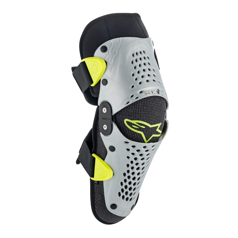OCHRANIACZ KOLAN ALPINESTARS SX-1 JUNIOR SILVER/FLUO YELLOW 