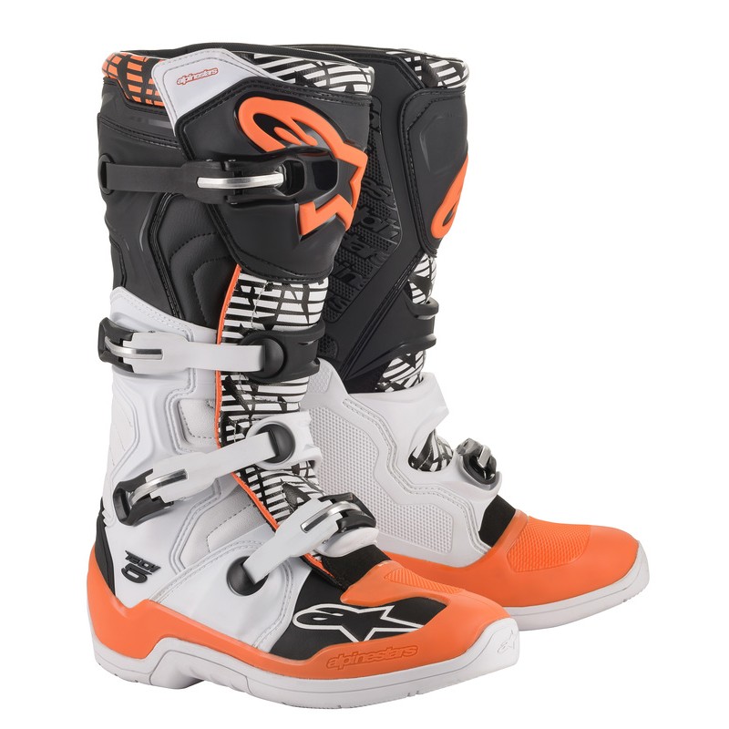 BUTY ALPINESTARS TECH 5 WHITE/BLACK/FLUO ORANGE 