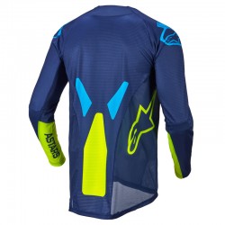 BLUZA ALPINESTARS TECHSTAR FACTORY DARK BLUE/FLUO YELLOW/BLUE NEO 