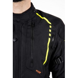 KURTKA TEKSTYLNA OZONE TOUR II BLACK/FLO YELLOW 