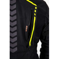 KURTKA TEKSTYLNA OZONE TOUR II BLACK/FLO YELLOW 