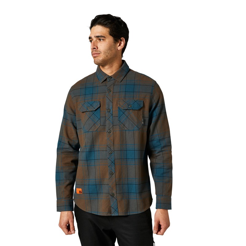 KOSZULA FOX TRAILDUST 2.0 FLANNEL LIGHT BLUE  ENDURO CROSS