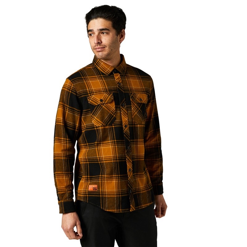 KOSZULA FOX TRAILDUST 2.0 FLANNEL GOLD  ENDURO CROSS