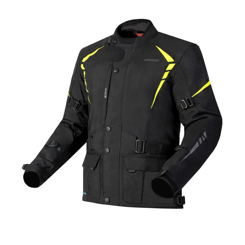 KURTKA TEKSTYLNA OZONE TRAKER BLACK/FLO YELLOW 