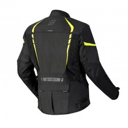 KURTKA TEKSTYLNA OZONE TRAKER BLACK/FLO YELLOW 