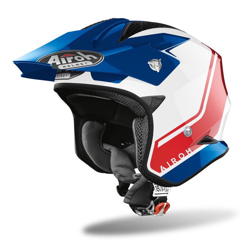 KASK AIROH TRR S KEEN BLUE/RED GLOSS 
