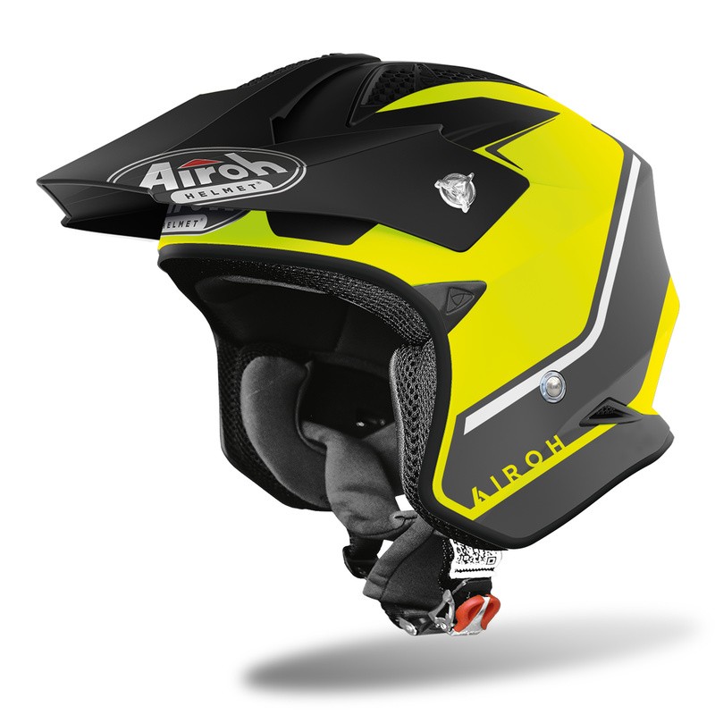 KASK AIROH TRR S KEEN YELLOW MATT 