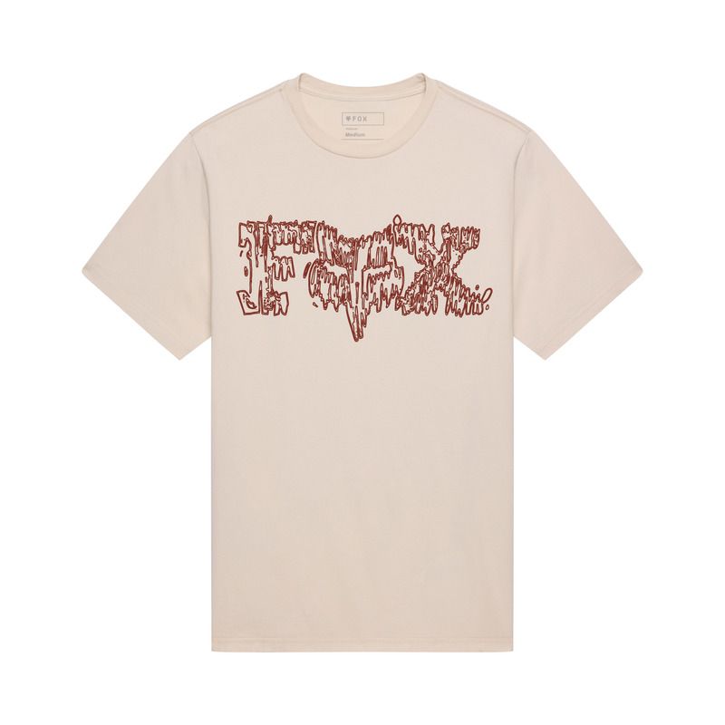 T-SHIRT FOX DUSTPROOF 195 ORIGINAL CHALK  ENDURO CROSS