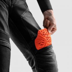 JEANSY MOTOCYKLOWE REBELHORN EAGLE 4 BLACK REGULAR FIT 