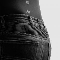 JEANSY MOTOCYKLOWE REBELHORN EAGLE 4 BLACK REGULAR FIT 