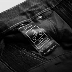 JEANSY MOTOCYKLOWE REBELHORN EAGLE 4 BLACK REGULAR FIT 