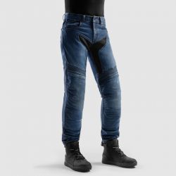 JEANSY MOTOCYKLOWE REBELHORN EAGLE 4 WASHED BLUE REGULAR FIT 