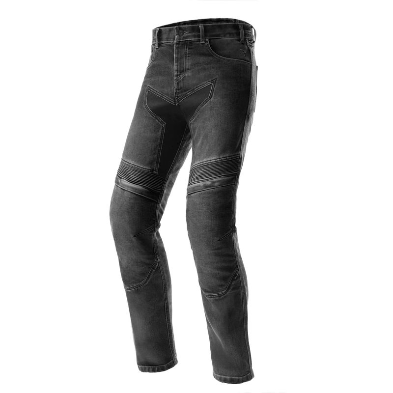 JEANSY MOTOCYKLOWE REBELHORN EAGLE 4 BLACK SLIM FIT 