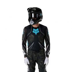 BLUZA MOTOCYKLOWA FOX FLEXAIR APEX BLACK  ENDURO CROSS